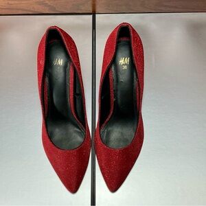 👠H&M👠 Women's Sparkling Red Heels